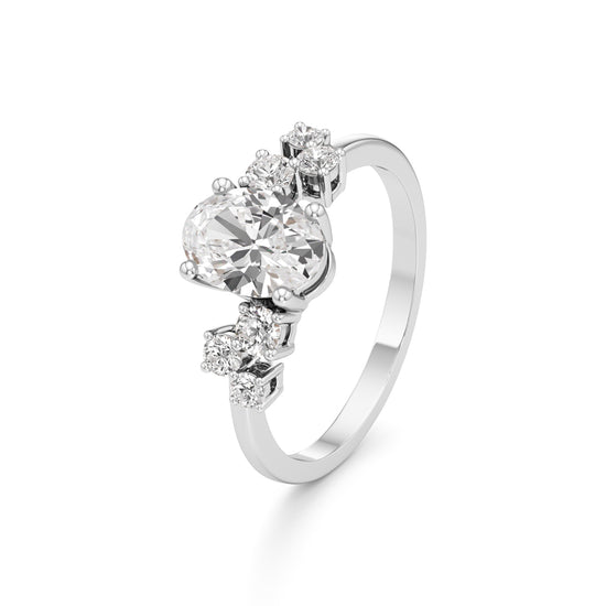 Eternal Radiance Oval Diamond Ring