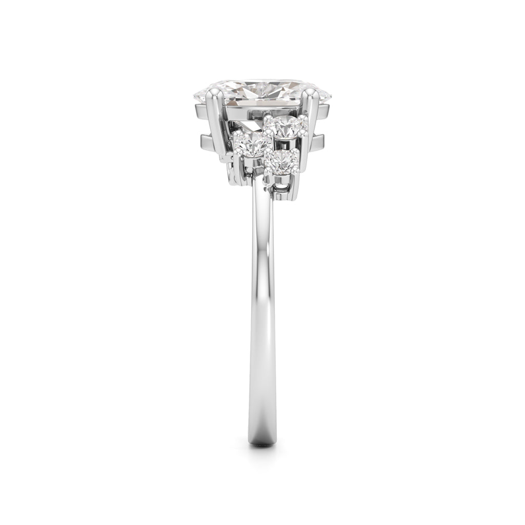 Eternal Radiance Oval Diamond Ring