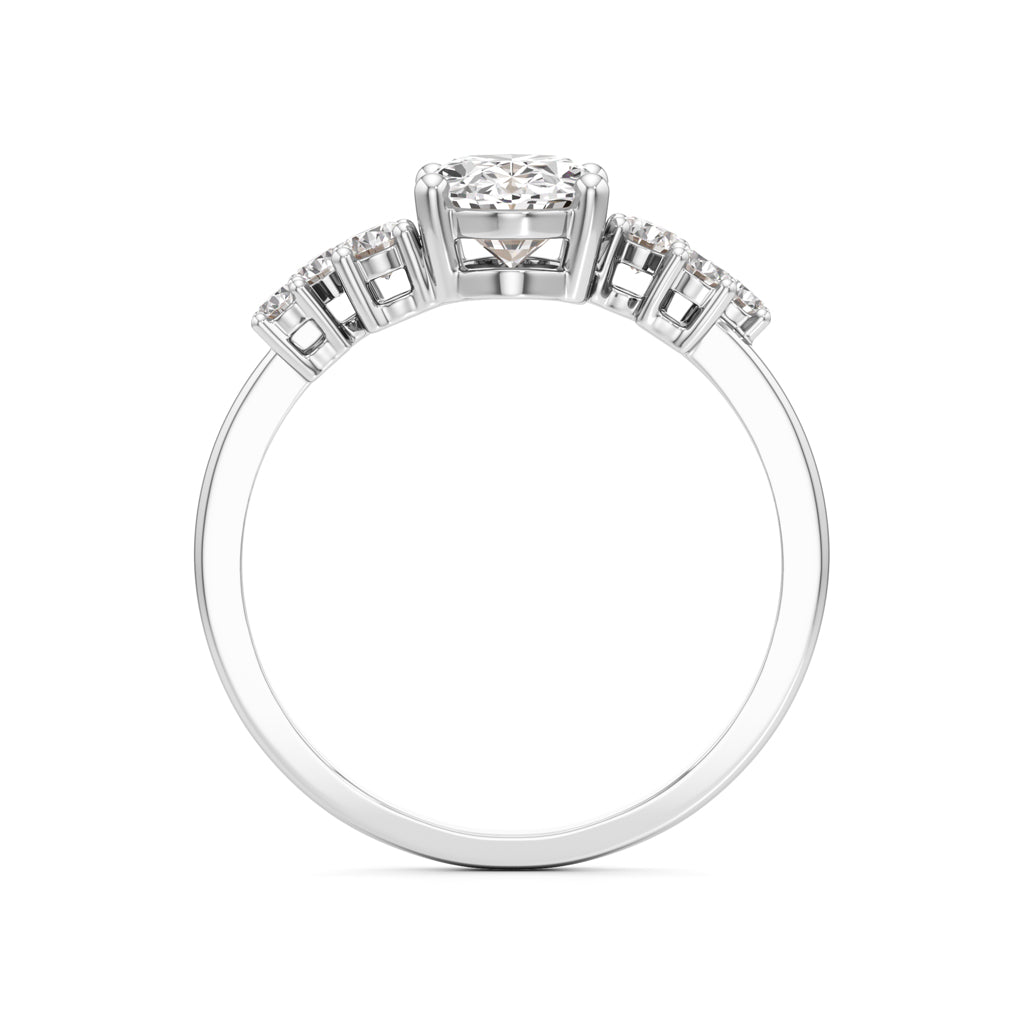 Eternal Radiance Oval Diamond Ring