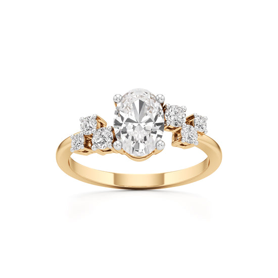 Eternal Radiance Oval Diamond Ring