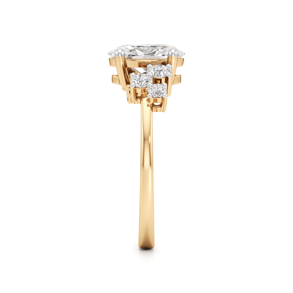 Eternal Radiance Oval Diamond Ring