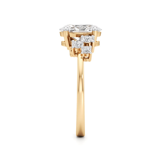 Eternal Radiance Oval Diamond Ring