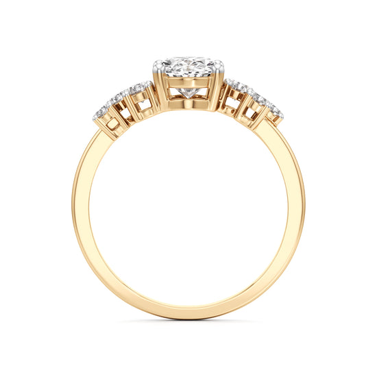 Eternal Radiance Oval Diamond Ring
