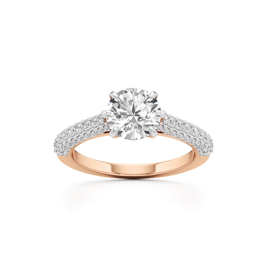 Lustrous Charm Diamond Ring