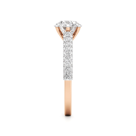 Lustrous Charm Diamond Ring