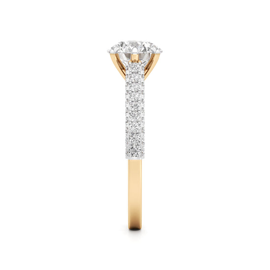 Lustrous Charm Diamond Ring