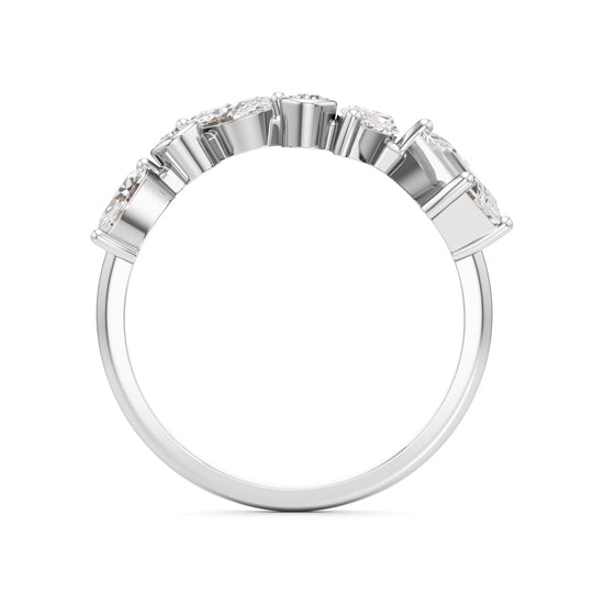 Celestia Orbit MultiCut Diamond Open Ring