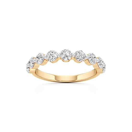 Classic Seven-Stone Diamond Band
