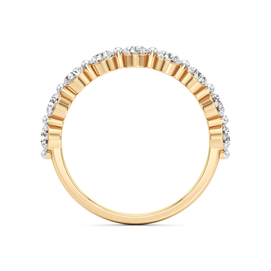 Classic Seven-Stone Diamond Band