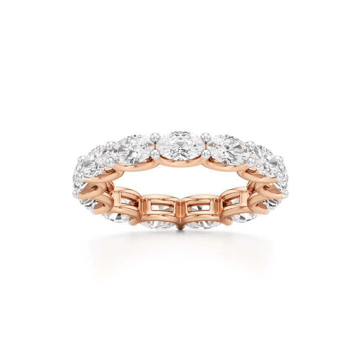Eterna Classic Oval Diamond Band