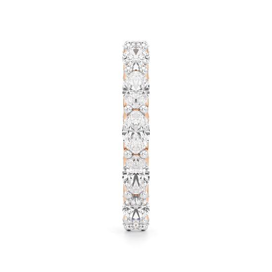 Eterna Classic Oval Diamond Band