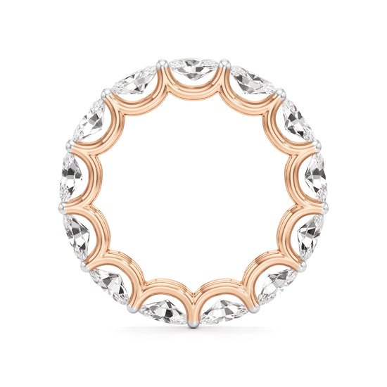 Eterna Classic Oval Diamond Band