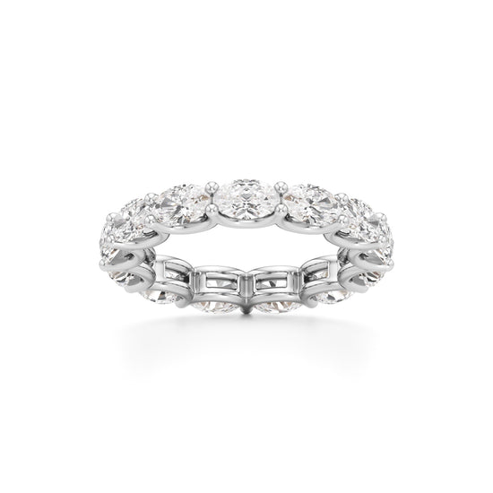 Eterna Classic Oval Diamond Band