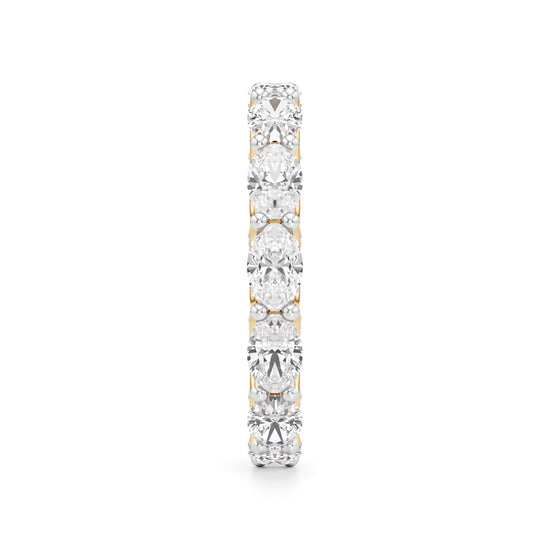 Eterna Classic Oval Diamond Band