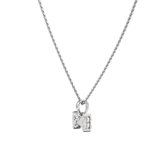 Celeste 1Ct Bow Style Heart Cut Fancy Pendant