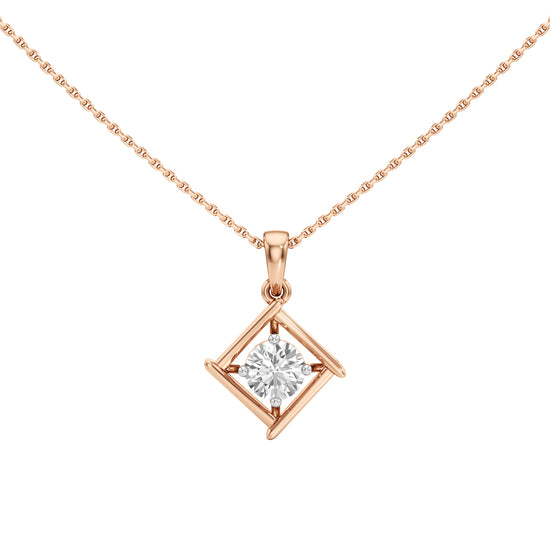 Celestial 1Ct Round Cut Solitaire Pendant