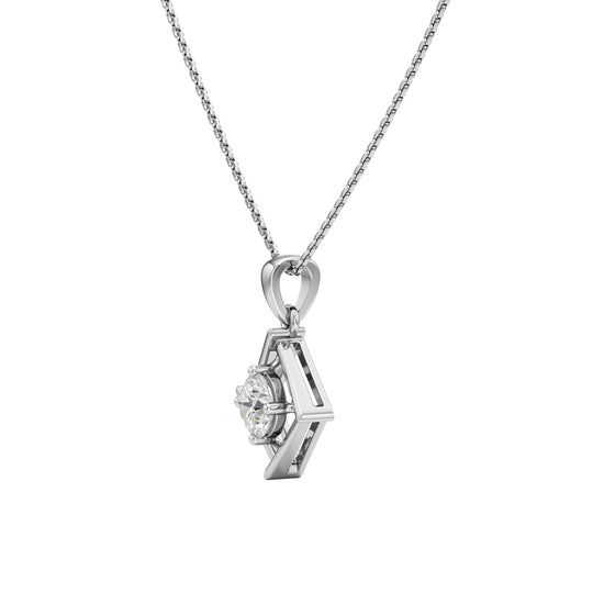 Celestial 1Ct Round Cut Solitaire Pendant