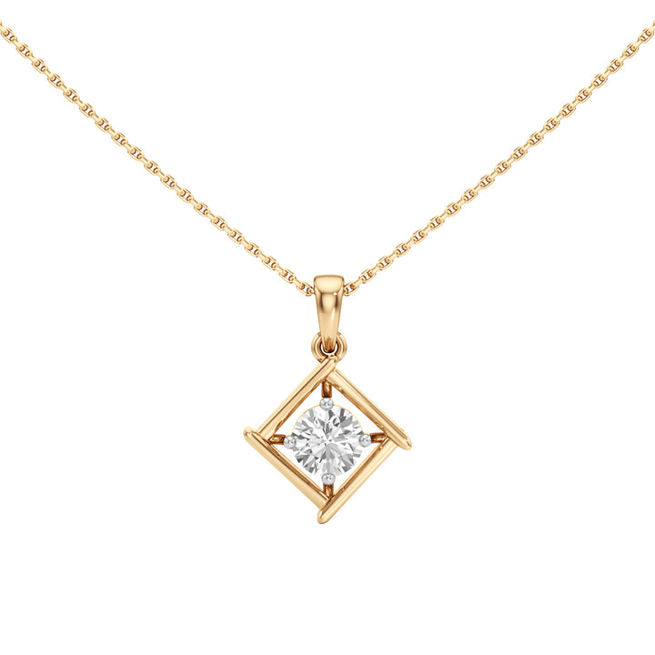 Celestial 1Ct Round Cut Solitaire Pendant