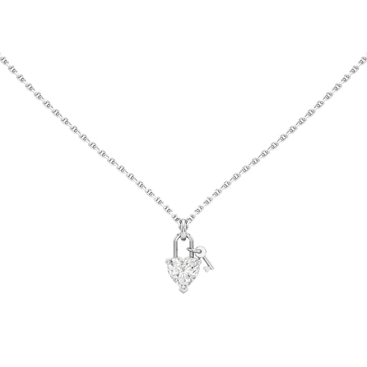 0.50 Ct Heart Shape Solitaire Pendants