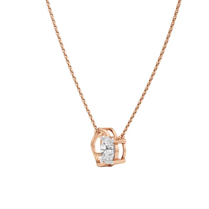 Ulissa 2Ct Four Prong Round Cut Fancy Pendant