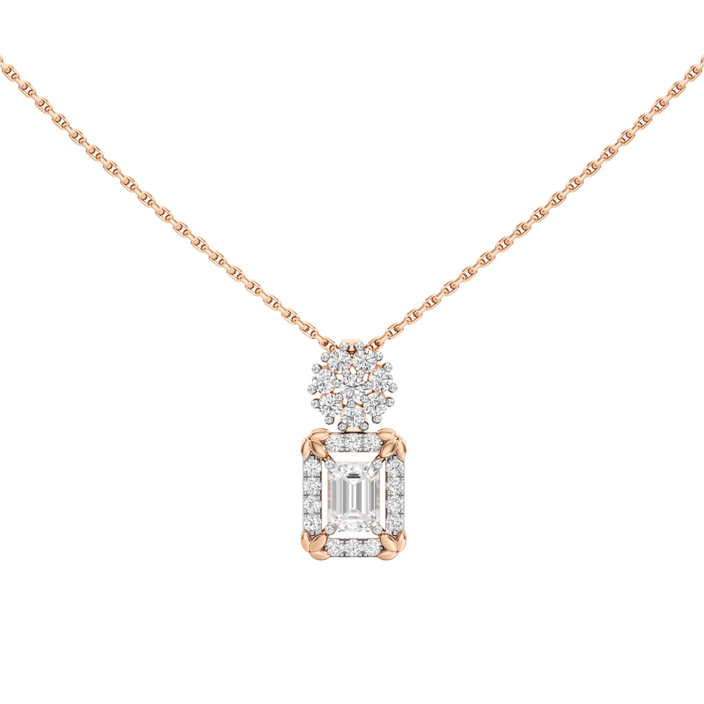 Valencia Halo Style Fancy Pendant