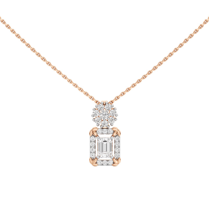 Valencia Halo Style Fancy Pendant