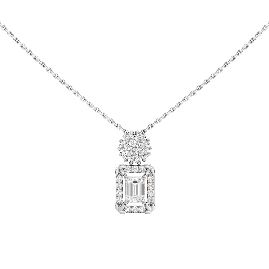 Valencia Halo Style Fancy Pendant