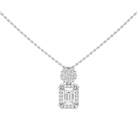 Valencia Halo Style Fancy Pendant