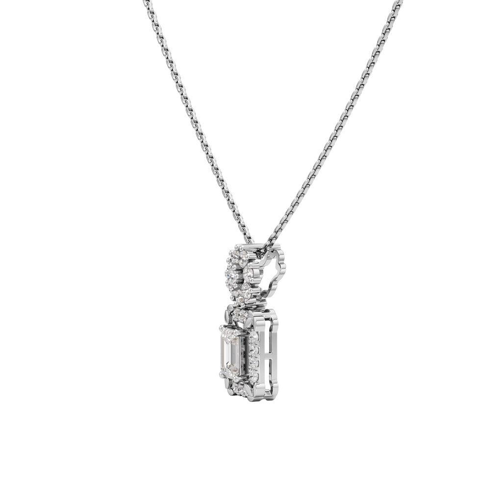 Valencia Halo Style Fancy Pendant