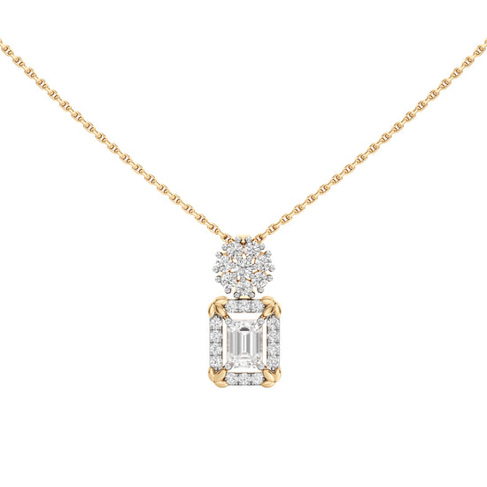 Valencia Halo Style Fancy Pendant