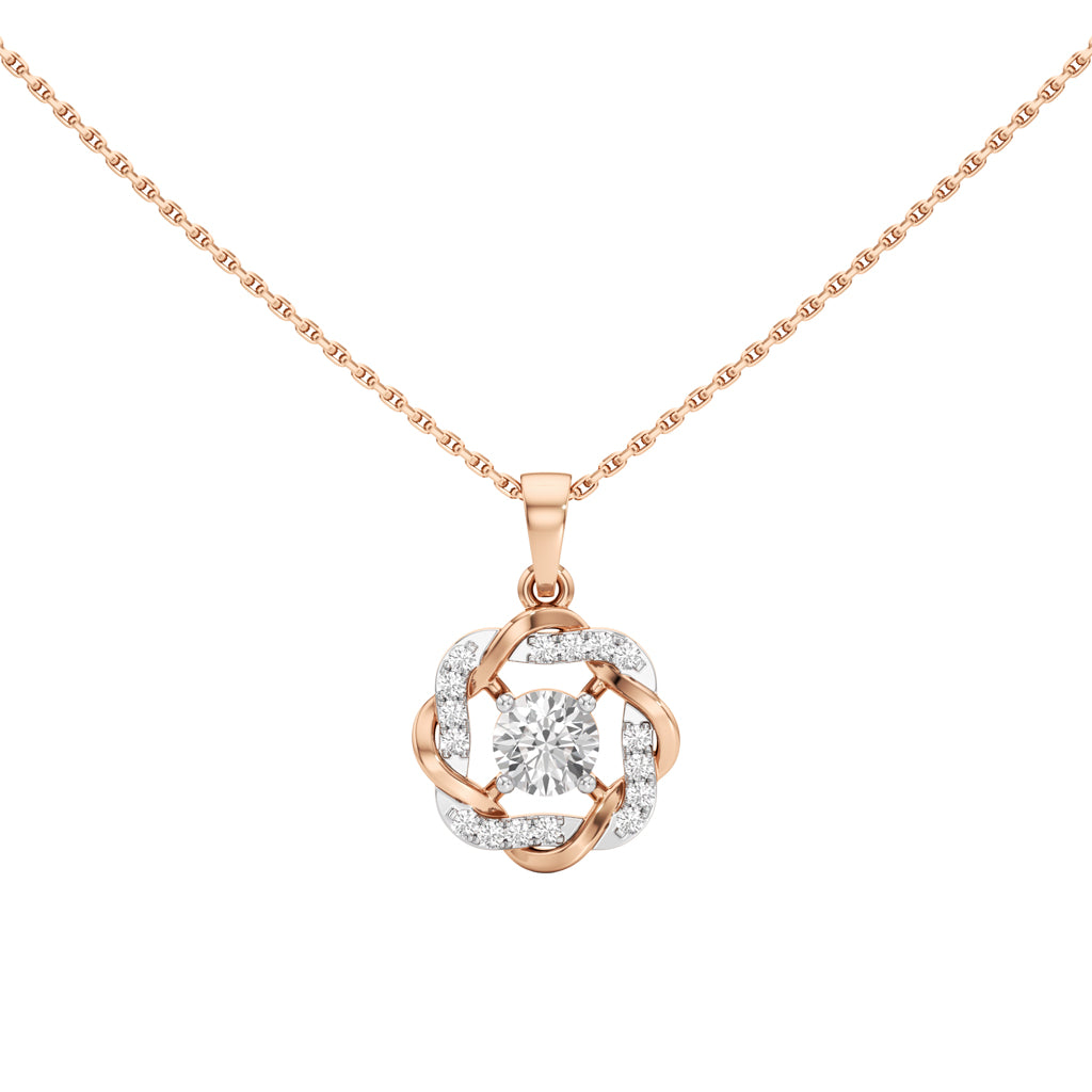 Gianella Braided Round Cut Casual Pendant