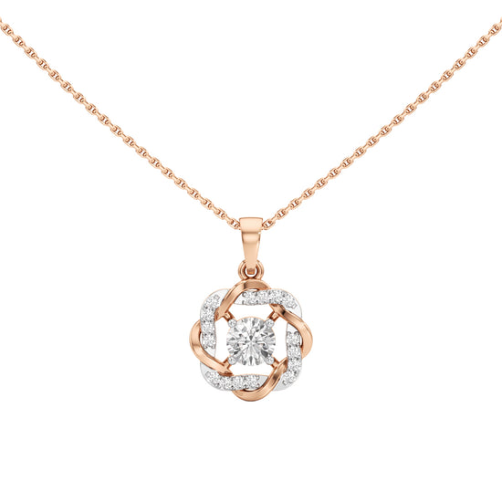 Gianella Braided Round Cut Casual Pendant