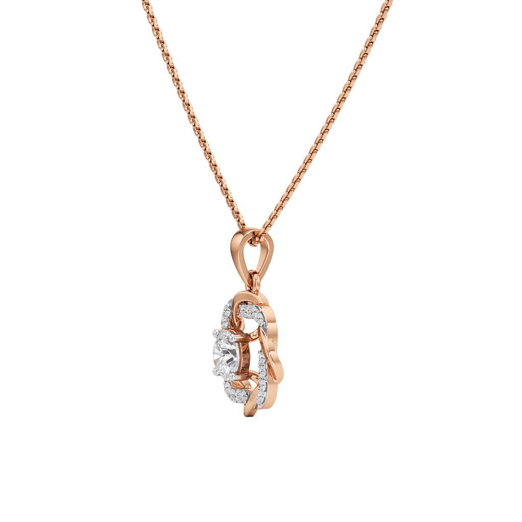 Gianella Braided Round Cut Casual Pendant