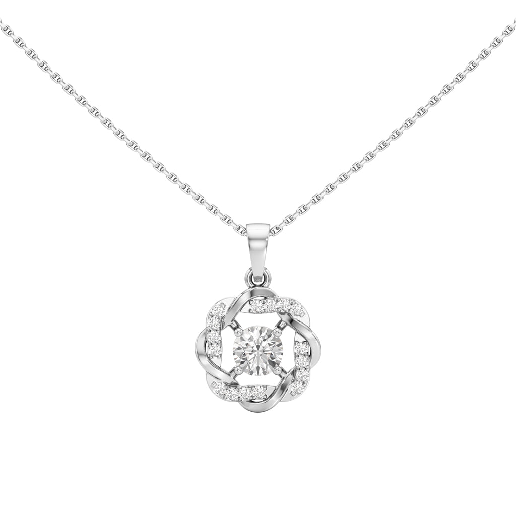 Gianella Braided Round Cut Casual Pendant