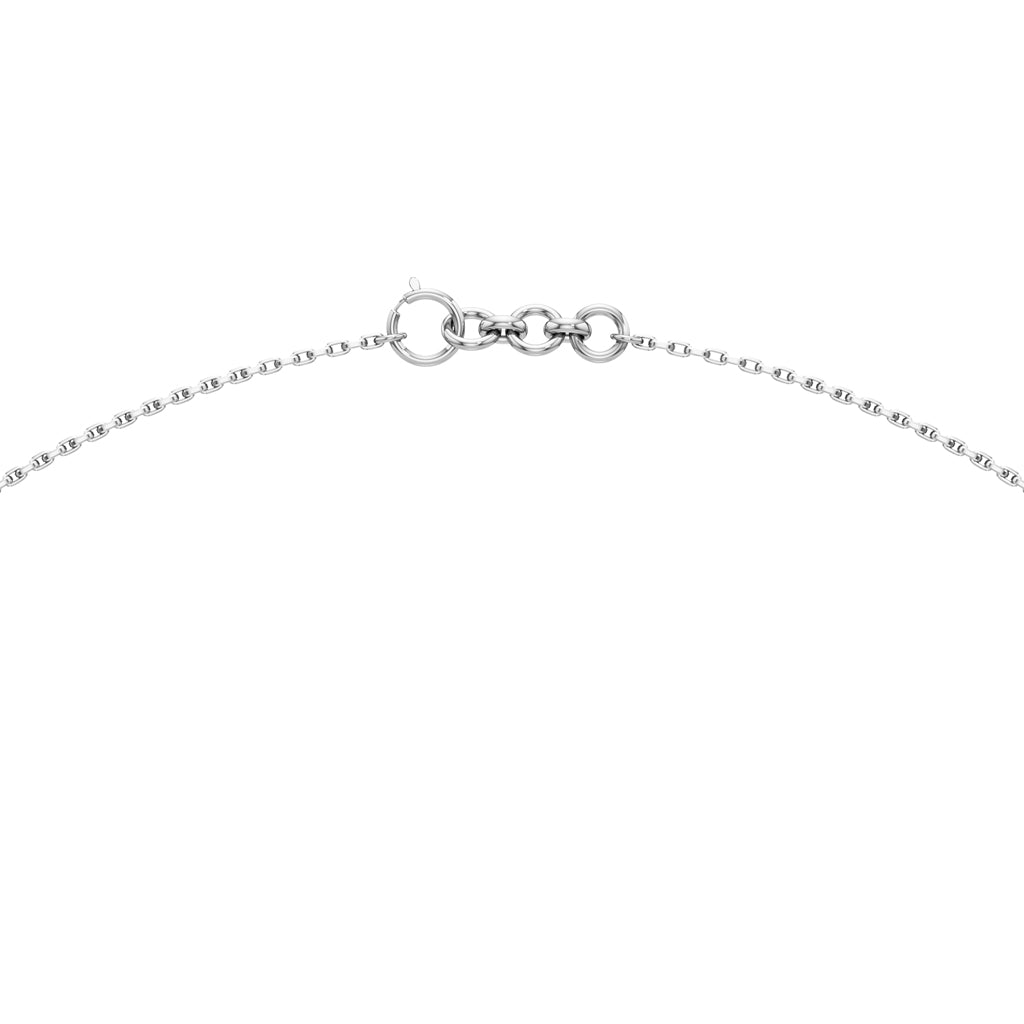 Kiana Bezel Set Round Cut Delicate Pendant