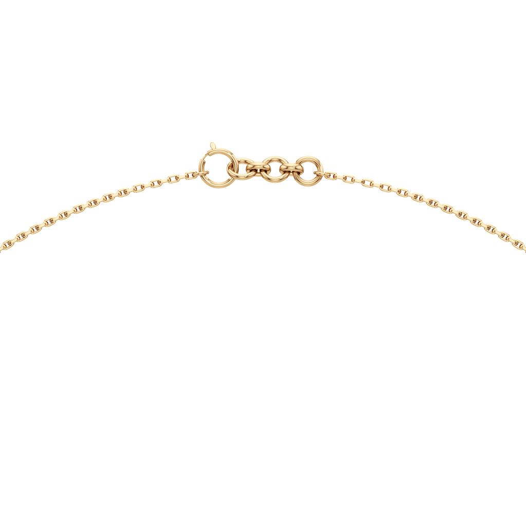 Kiana Bezel Set Round Cut Delicate Pendant