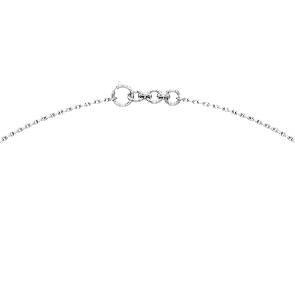 Ginevra Princess Cut Halo Pendant