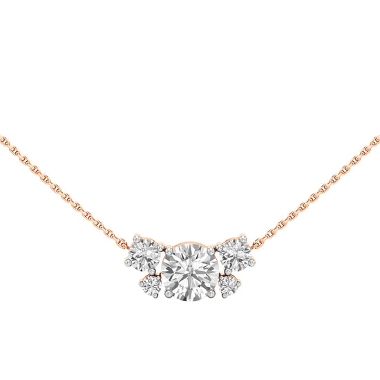 Juliette 2.75Ct Four Prong Round Cut Casual Pendant