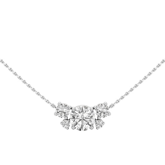Juliette 2.75Ct Four Prong Round Cut Casual Pendant