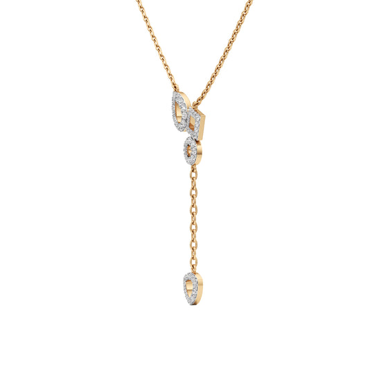 Glenna 0.50Ct Dangling Round Cut Delicate Pendant