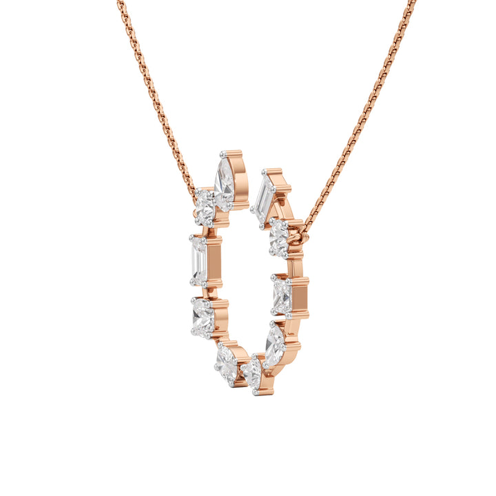 Naomi 2.50Ct Unique Shape Fancy Pendant