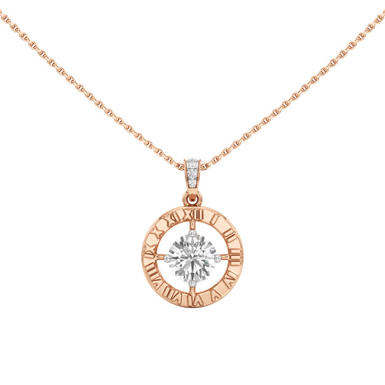Fiorenza 1.5Ct Halo Round Cut Casual Pendant