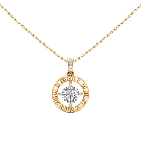 Fiorenza 1.5Ct Halo Round Cut Casual Pendant