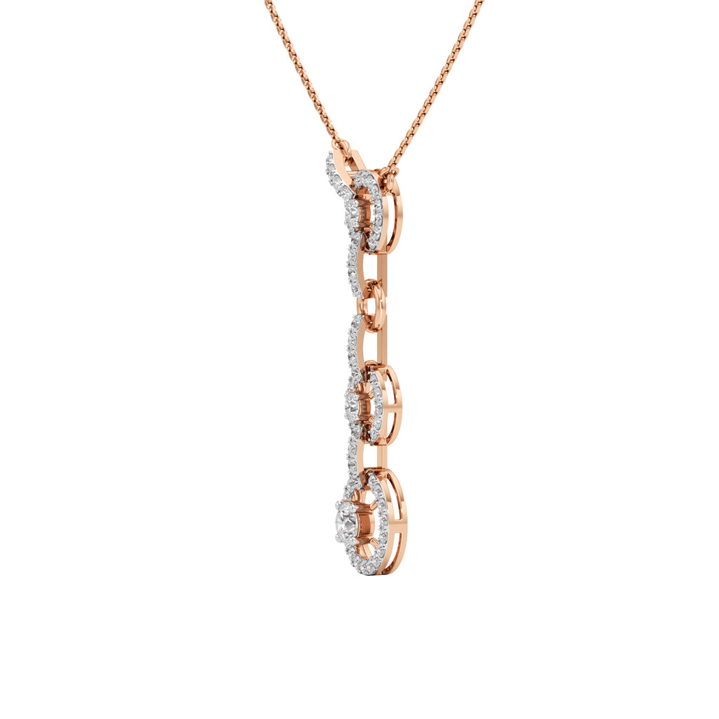 Bianca Round Cut Fancy Pendant