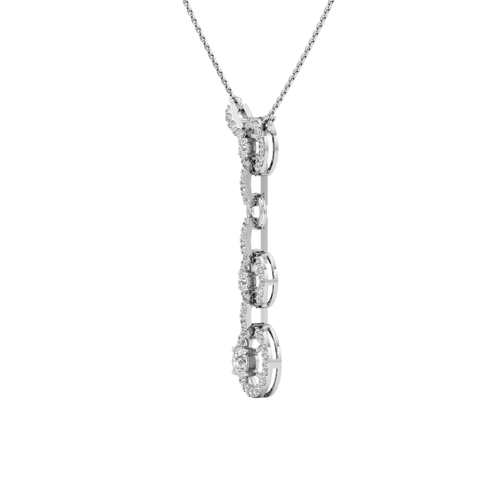 Bianca Round Cut Fancy Pendant
