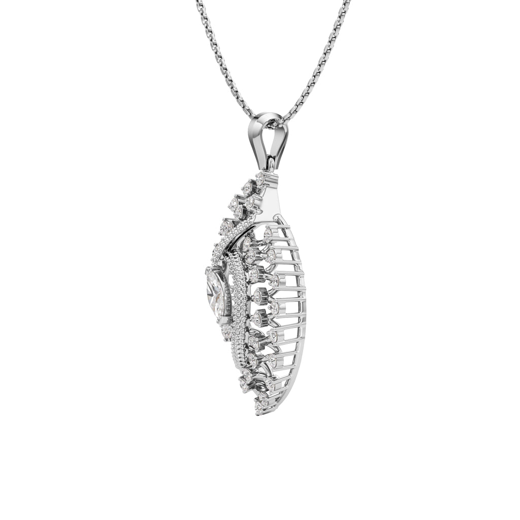 Meliora 1Ct Round Cut Fancy Pendant