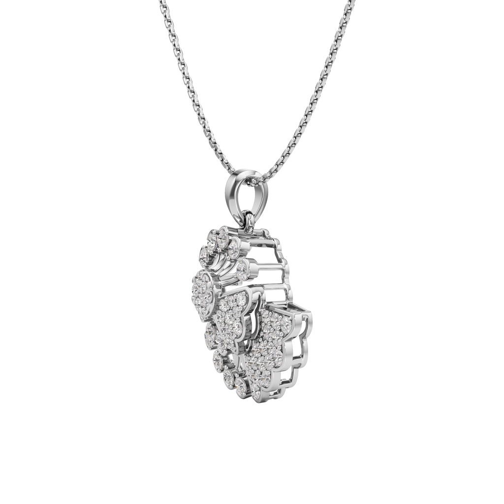 Celeste Bloom Diamond Pendant