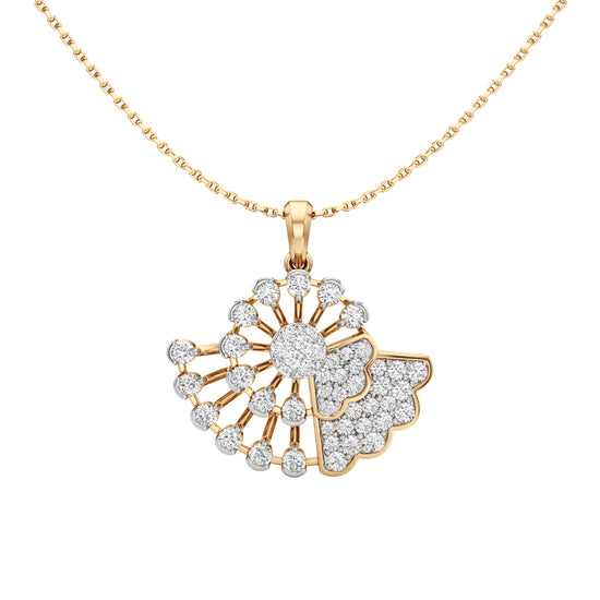 Celeste Bloom Diamond Pendant