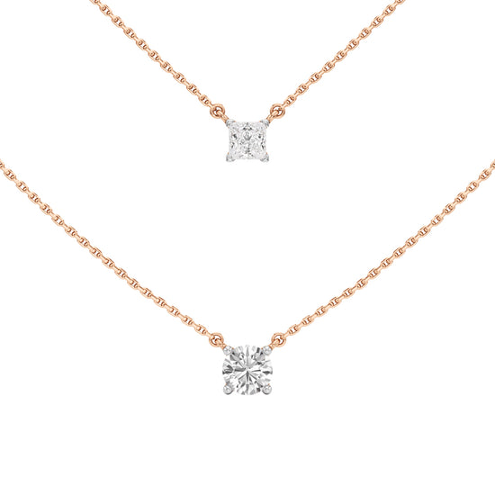 1.25Ct Round Shape Solitaire Pendants