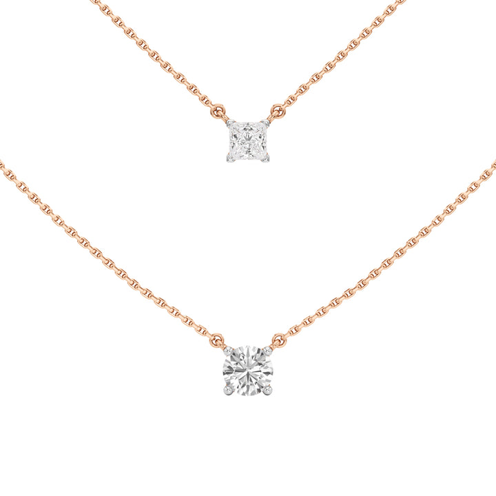 1.25Ct Round Shape Solitaire Pendants